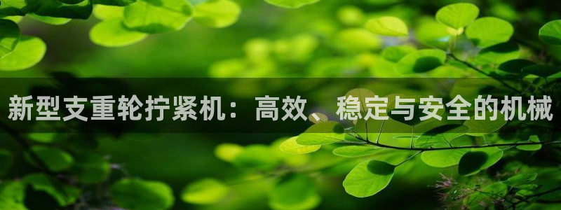 专业辉达娱乐官方网址：新型支重轮拧紧机：高效、稳定与安全的机
