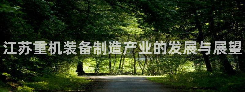 辉达平台注册官方网站入口：江苏重机装备制造产业的发展与展望
