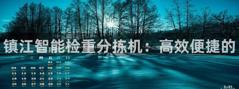 辉达娱乐官方网址：镇江智能检重分拣机：高效便捷的