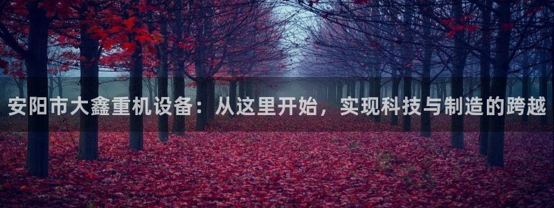 正规辉达娱乐开户注册：安阳市大鑫重机设备：从这里开始，实现科