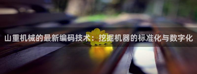 辉达娱乐官方网址：山重机械的最新编码技术：挖掘机器的标准化与